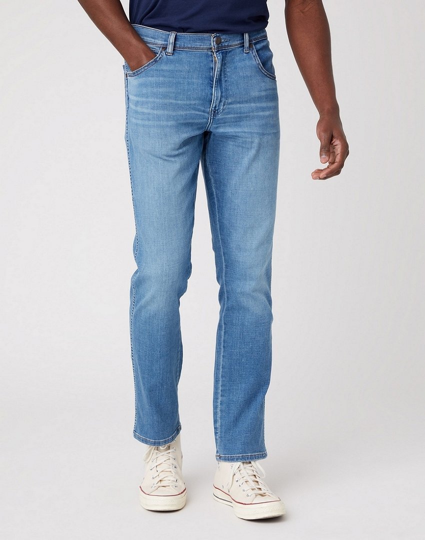 Męskie spodnie jeansowe dopasowane Wrangler TEXAS SLIM W32 L32