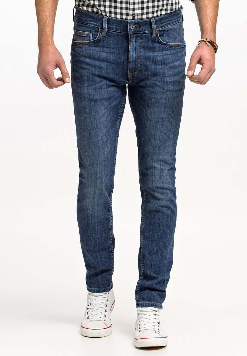 Męskie spodnie jeansowe rurki Mustang Frisco skinny W35 L32