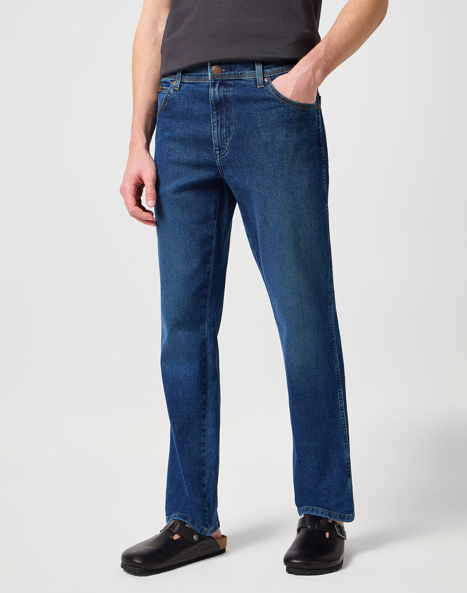 Męskie spodnie jeansowe proste Wrangler TEXAS W36 L30