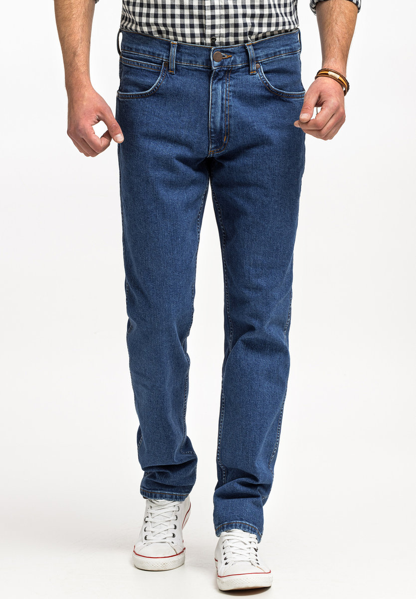 Męskie spodnie jeansowe proste Wrangler GREENSBORO W46 L32