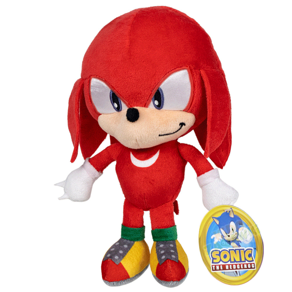 Oryginalna Maskotka Knuckles 23 cm Sonic Pluszak Przytulanka Z Bajki Gry