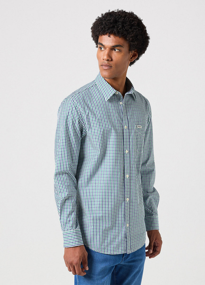 Męska koszula Wrangler LS 1 PKT SHIRT M