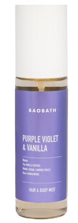 Baobath Mgiełka do ciała i włosów Purple Violet & Vanilla