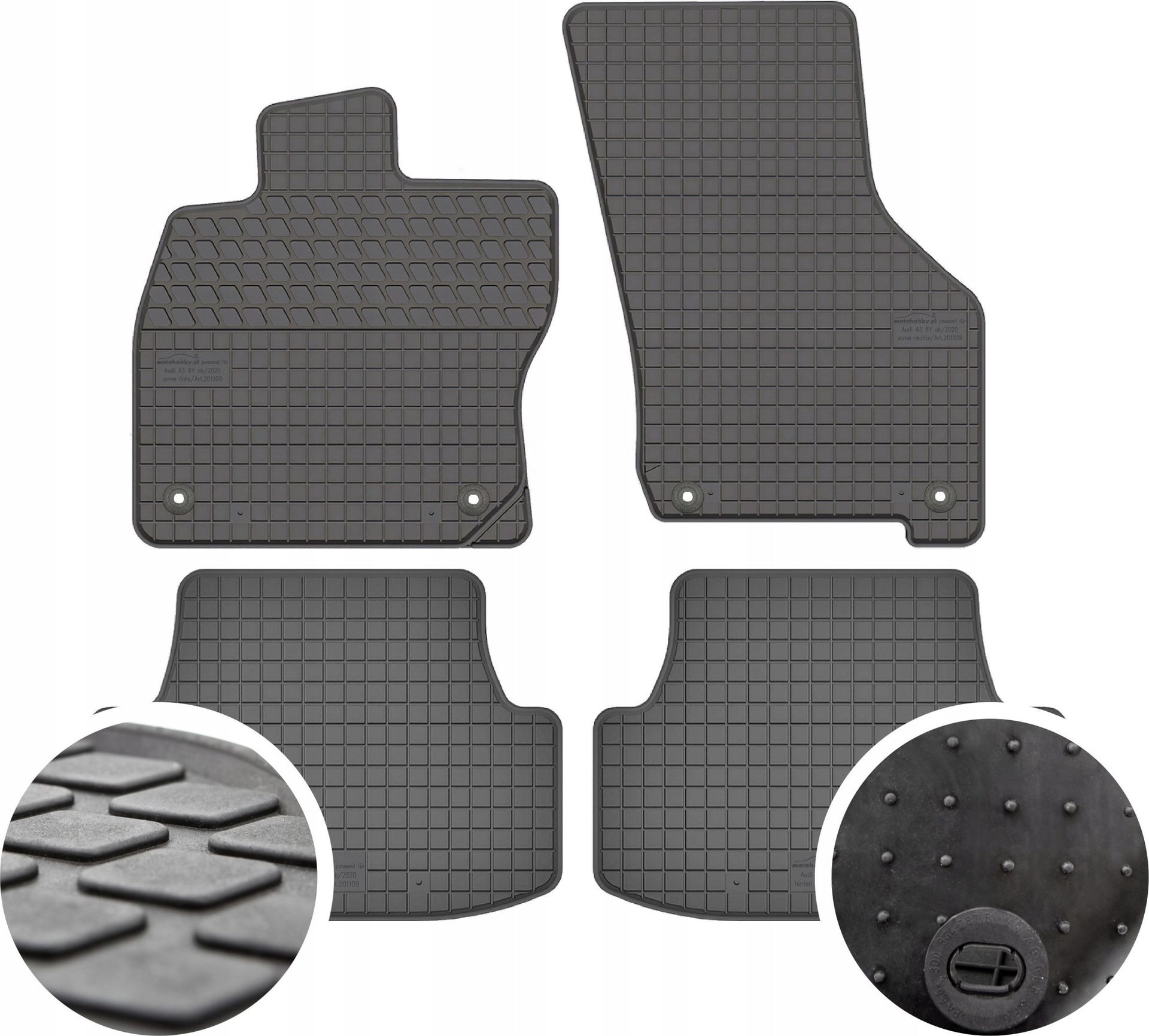 Cikcar Dywaniki gumowe do Audi A3 8Y