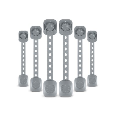 Zabezpieczenie szafek i szuflad RICOKIDS RK-982 (6 sztuk) Szary