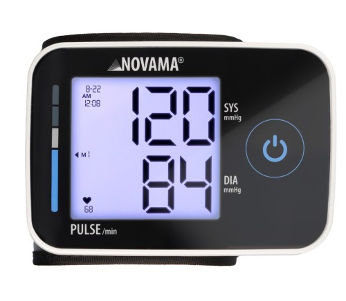NOVAMA WRISTPRIME BLACK Ciśnieniomierz elektroniczny nadgarstkowy