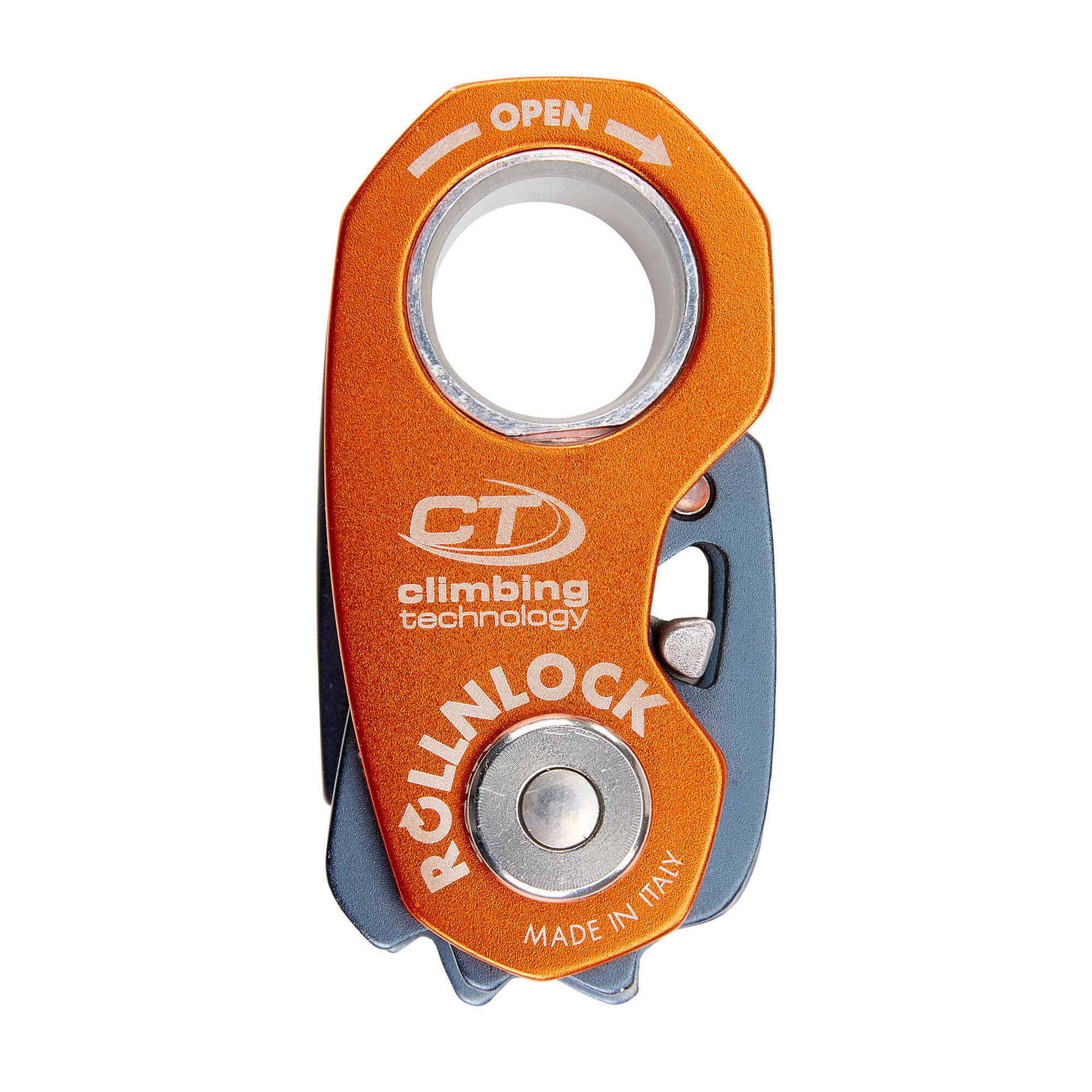 Bloczek Climbing Technology RollNLock - anthracite/orange