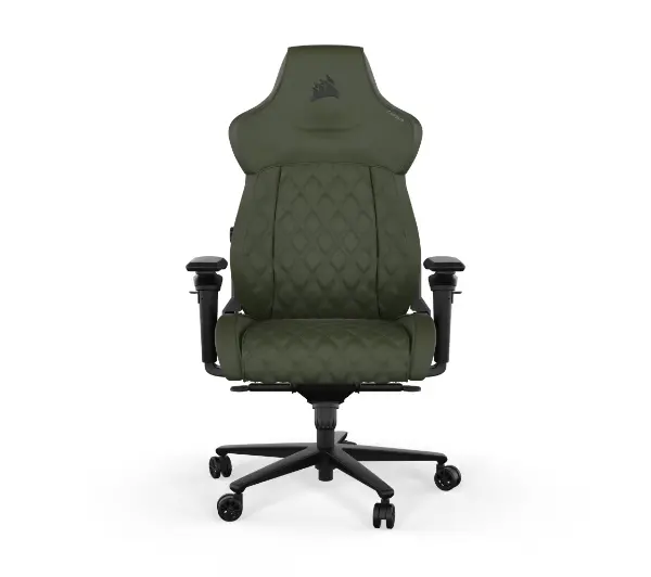 Corsair TC500 LUXE Sherwood Gamingowy do 120kg Tkanina Zielony