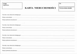 Karta nieruchomości [Pu/K-120]