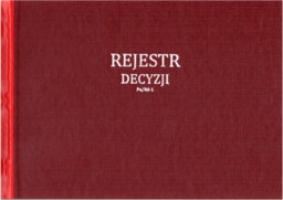 Rejestr decyzji [Pu/Rd-1]