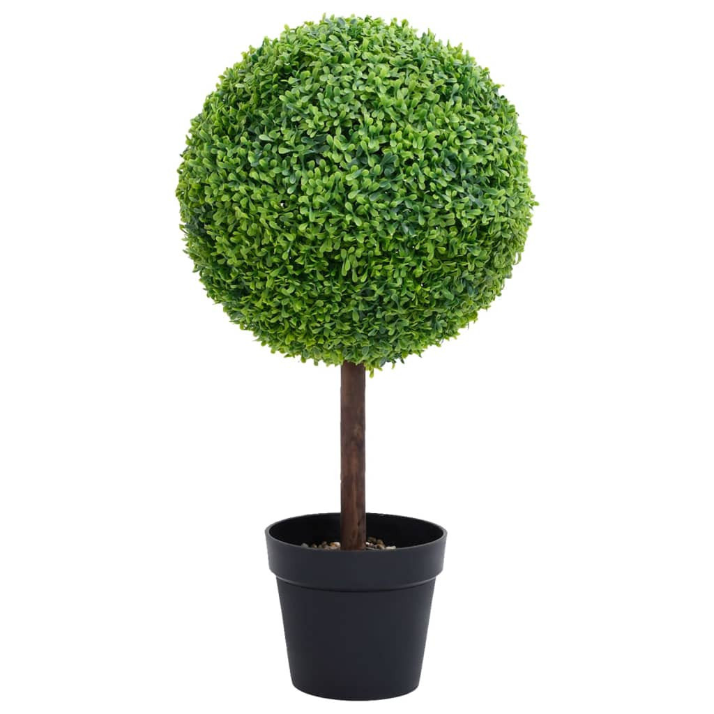 Sztuczny bukszpan w formie kul, w doniczce, zielony, 50 cm