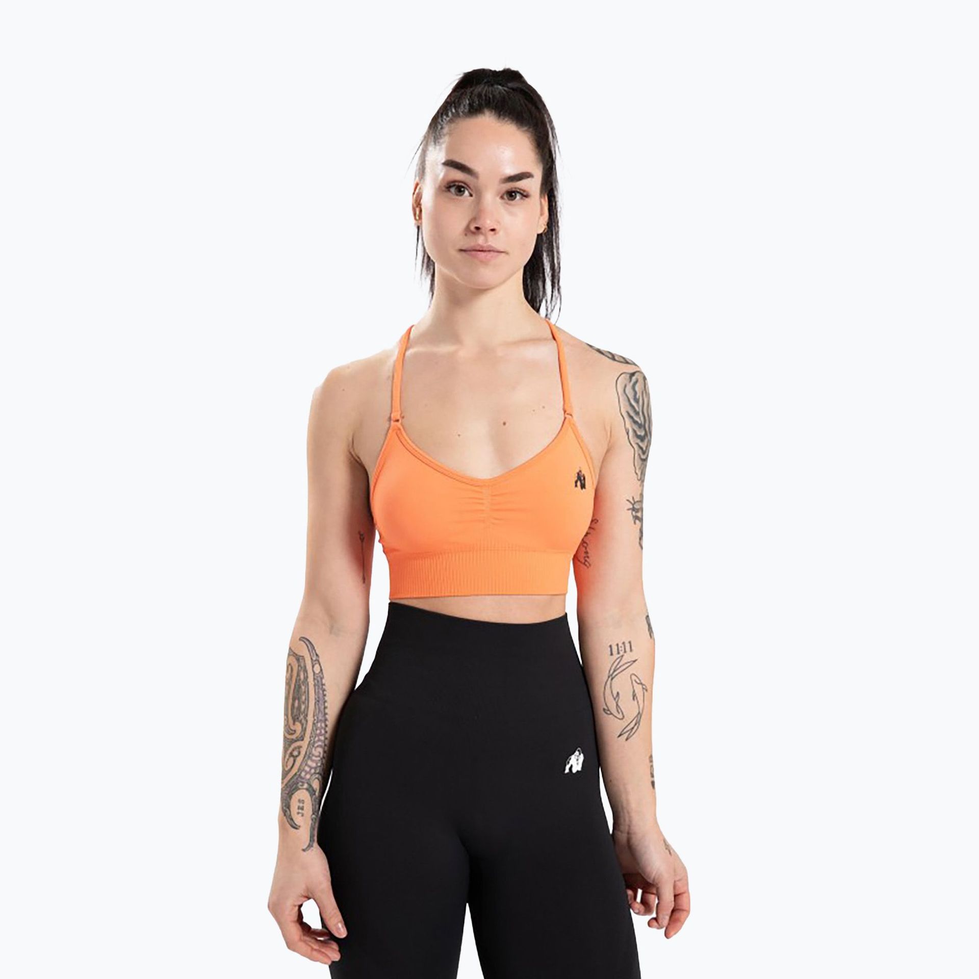 Biustonosz treningowy Gorilla Wear Olivia Sports Bra orange WYSYŁKA W 24H 30 DNI NA ZWROT