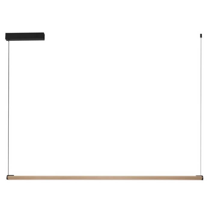 Zwieszana lampa nad stół CALACA LE44767 LED 28W 3000K podłużna złoty czarny