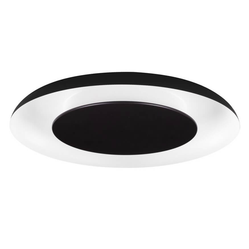 Okrągła lampa sufitowa CAPINOTA LE44802 LED 38W 2700-4000K czarny biały