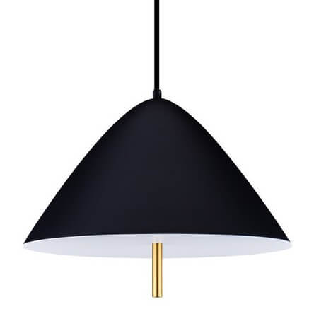 Zwieszana lampa jadalniana CARAPARI LE44654 LED 17W 3000K czarny