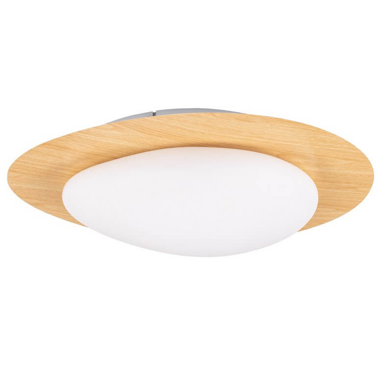 Plafon do kuchni ISIDRO LE44416 LED 21W 3000K nieregularny drewniany biały