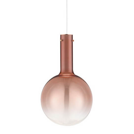 Zawieszana lampa nad stół JAVIER LE44479 LED 6W 3000K kula różowa biała