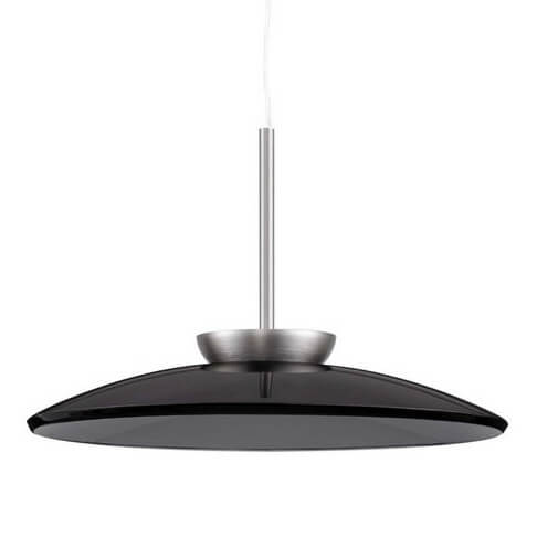 Lampa wisząca do kuchni HUANUCO LE44838 LED 21W 3000K talerz czarna szara