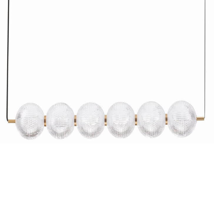 Lampa zawieszana TIPUANI LE44625 LED 34W 3000K bubbles złota przezroczysta
