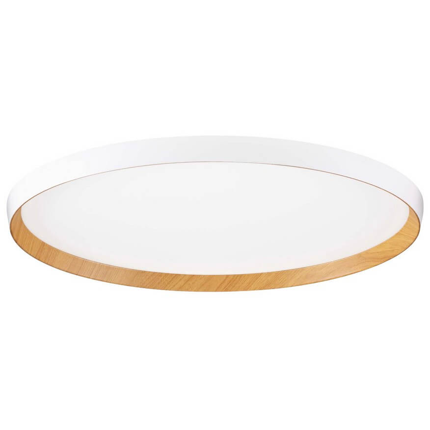 Sufitowa lampa do jadalni VINAMAR LE44890 LED 55W 2700-3000K biała drewniana