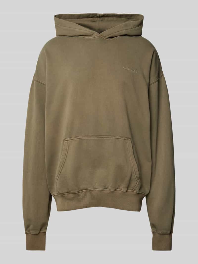 Bluza z kapturem o kroju oversized z wyhaftowanym logo