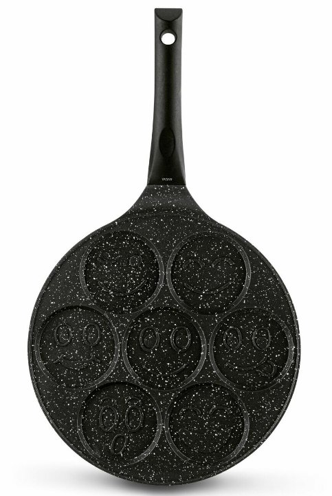 Marmurowa Patelnia Do Naleśników Pancakes Patelnia Indukcja 26cm Buźki