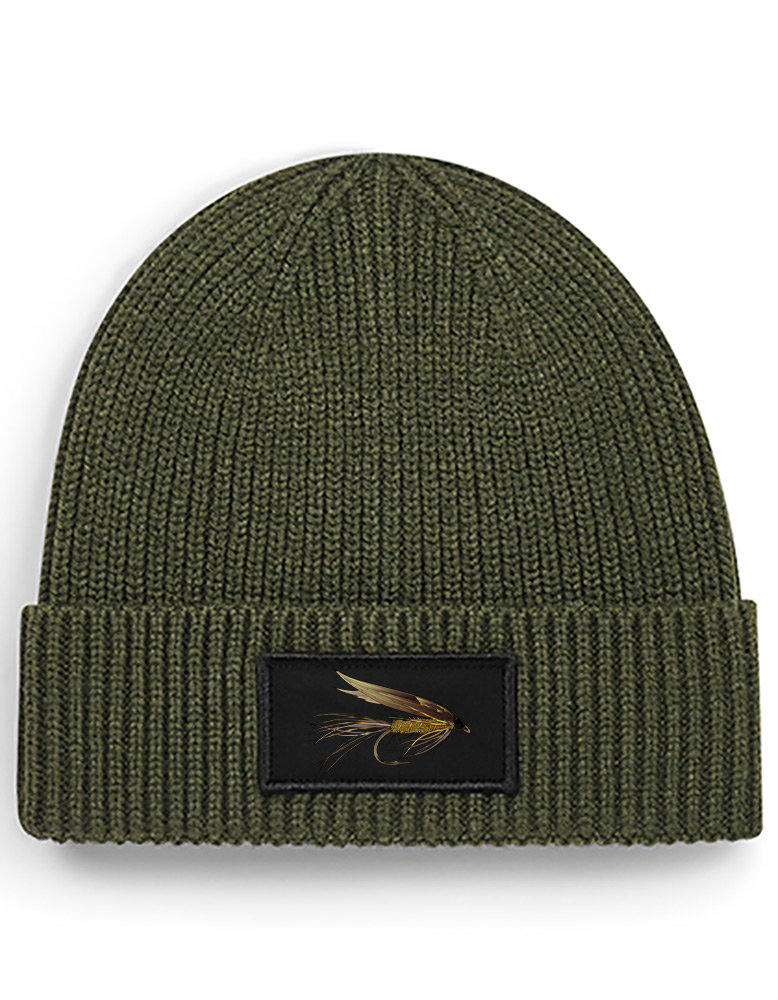 Czapka zimowa beanie wędkarska dla wędkarza na ryby na prezent 