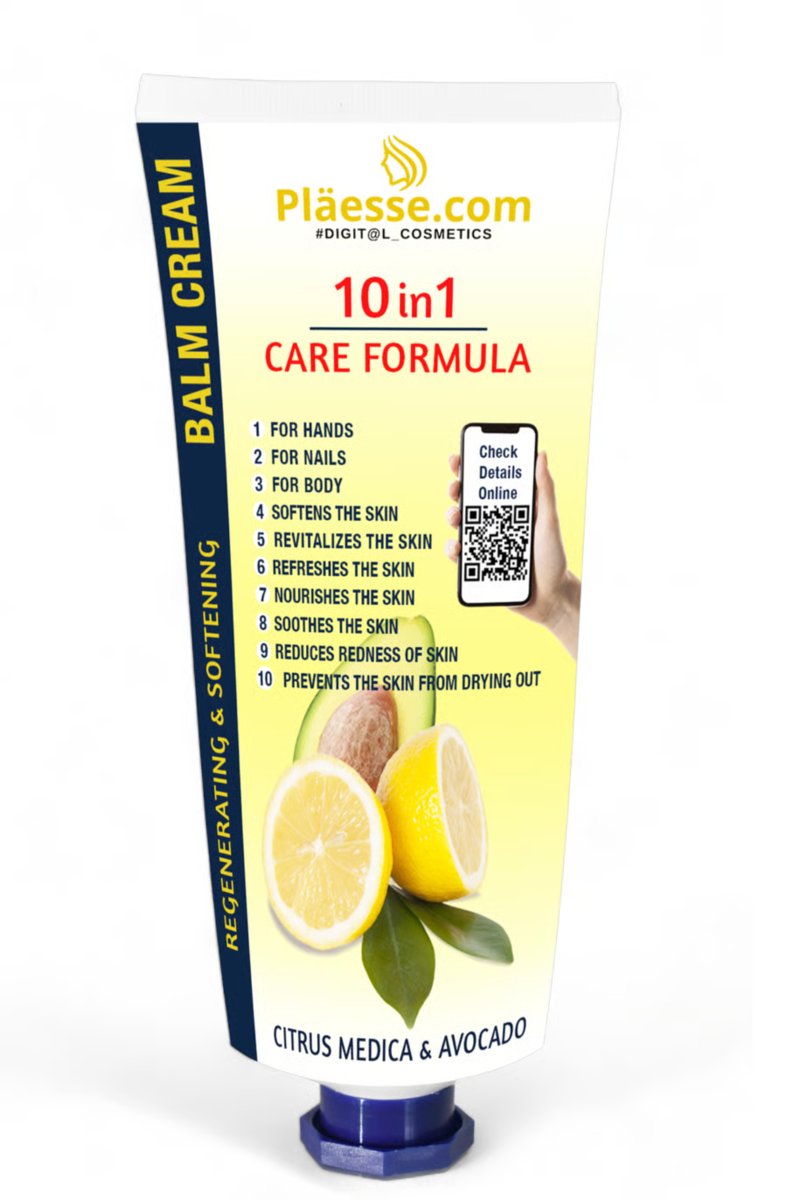 10w1 Krem Balsam Cytryna & Awokado do rąk, paznokci i ciała 100ml
