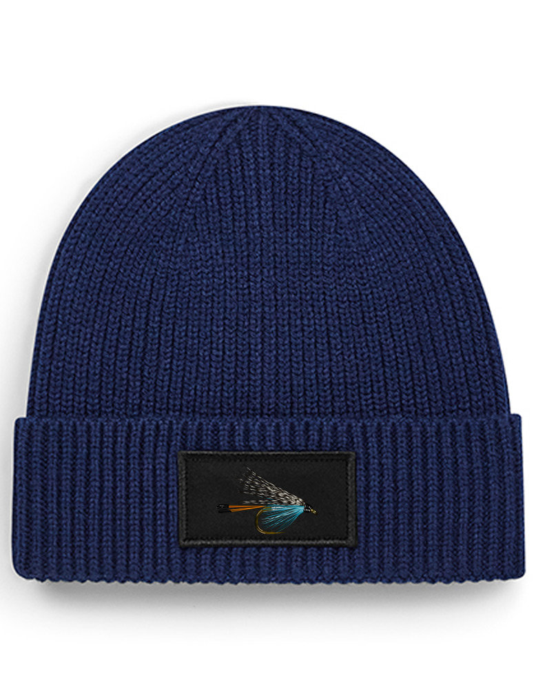 Czapka zimowa beanie wędkarska dla wędkarza na ryby na prezent 