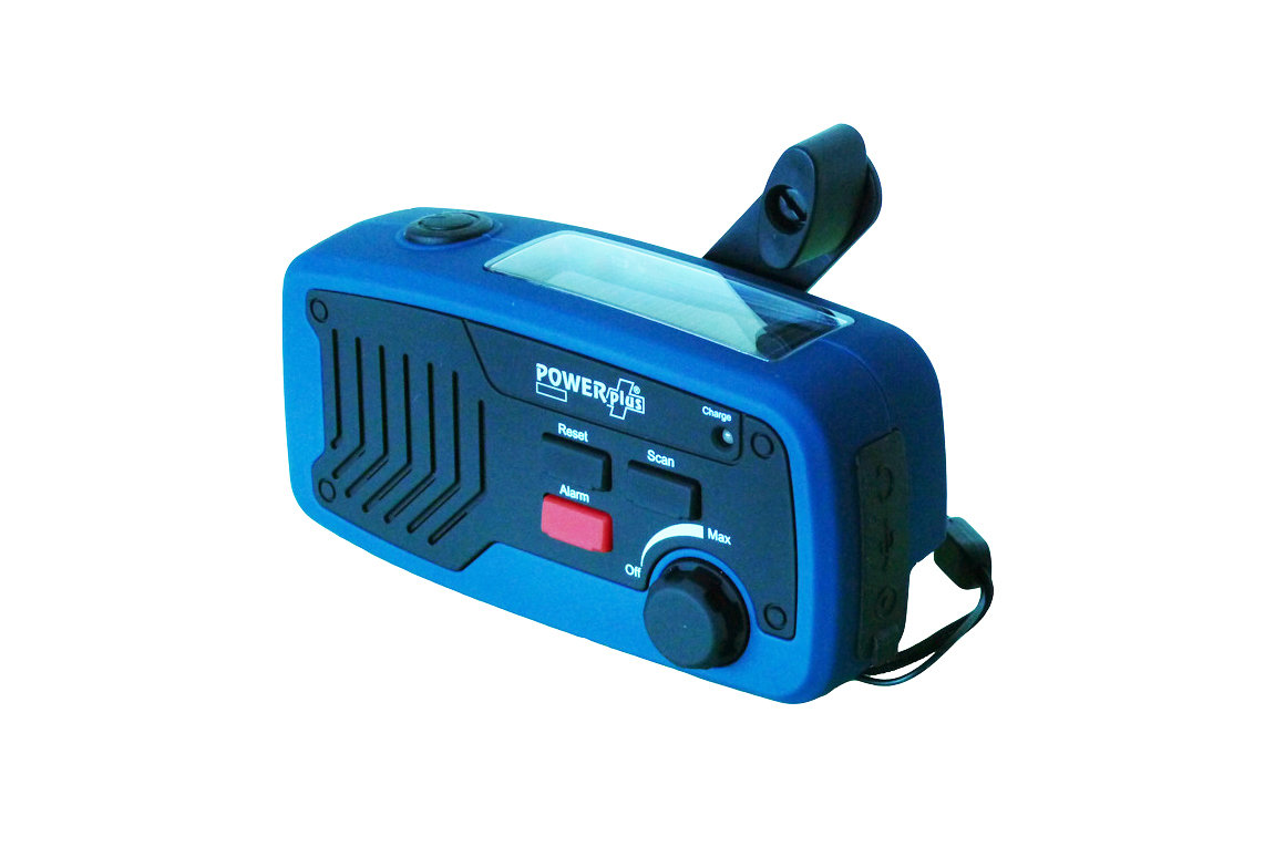 POWERplus Panther Radio solarne + dynamo Ładowarka Latarka LED