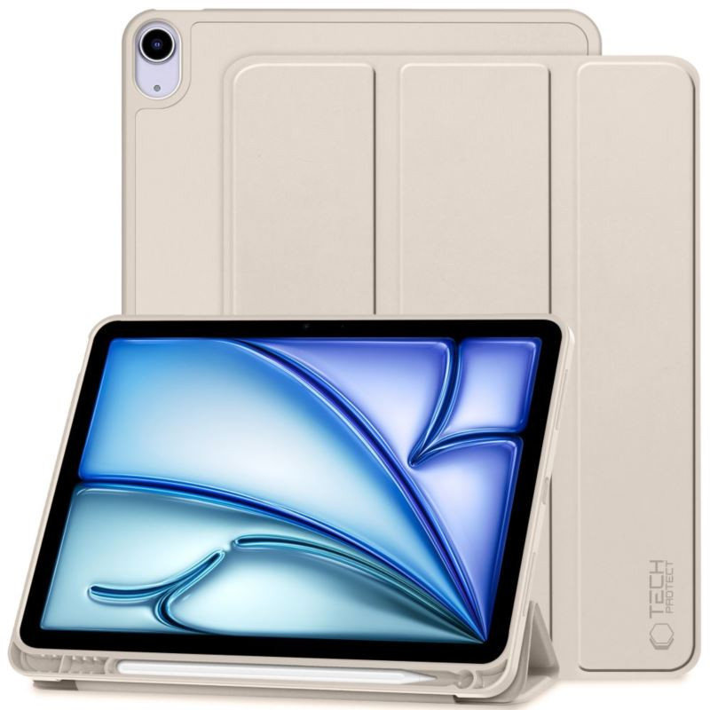 Etui do Apple iPad Air 11 2024 6 gen TECH-PROTECT SMARTCASE PEN złote Pokrowiec Case Futerał Obudowa ipad air 11 2024 6 generacji 6th 6gen