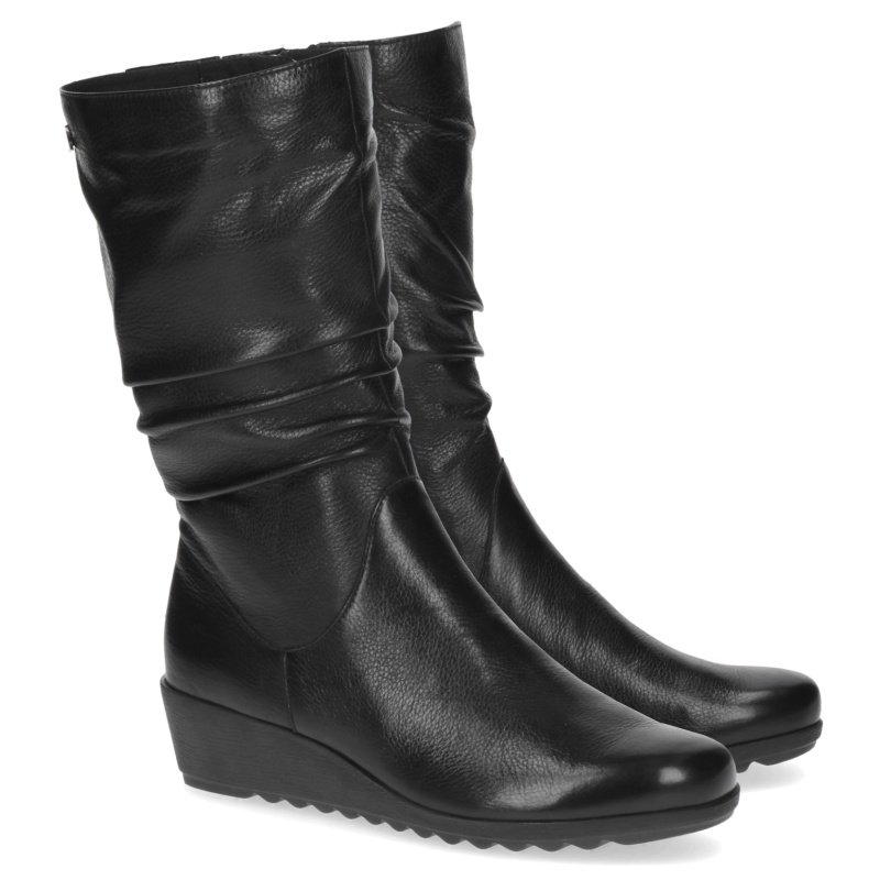 Kozaki damskie Caprice 9-25417-41 022 BLACK NAPPA 40