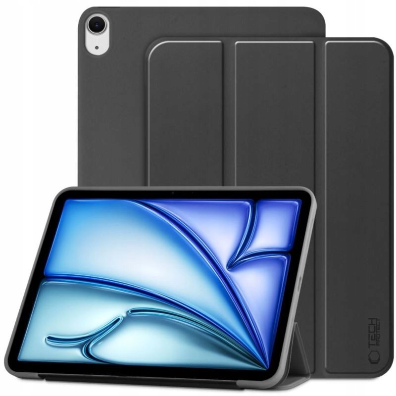 Etui do Apple iPad Air 11 2024 6 gen TECH-PROTECT SMARTCASE czarny Pokrowiec Case Futerał Obudowa ipad air 2024 6gen generacji 6th