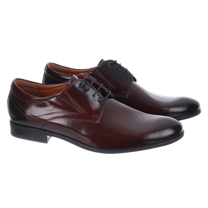 Półbuty męskie Conhpol C00C-9166-0412-00S02 bordo 45