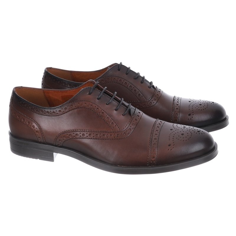 Półbuty męskie Conhpol C00C-8980-1256-00S02 brązowe 44