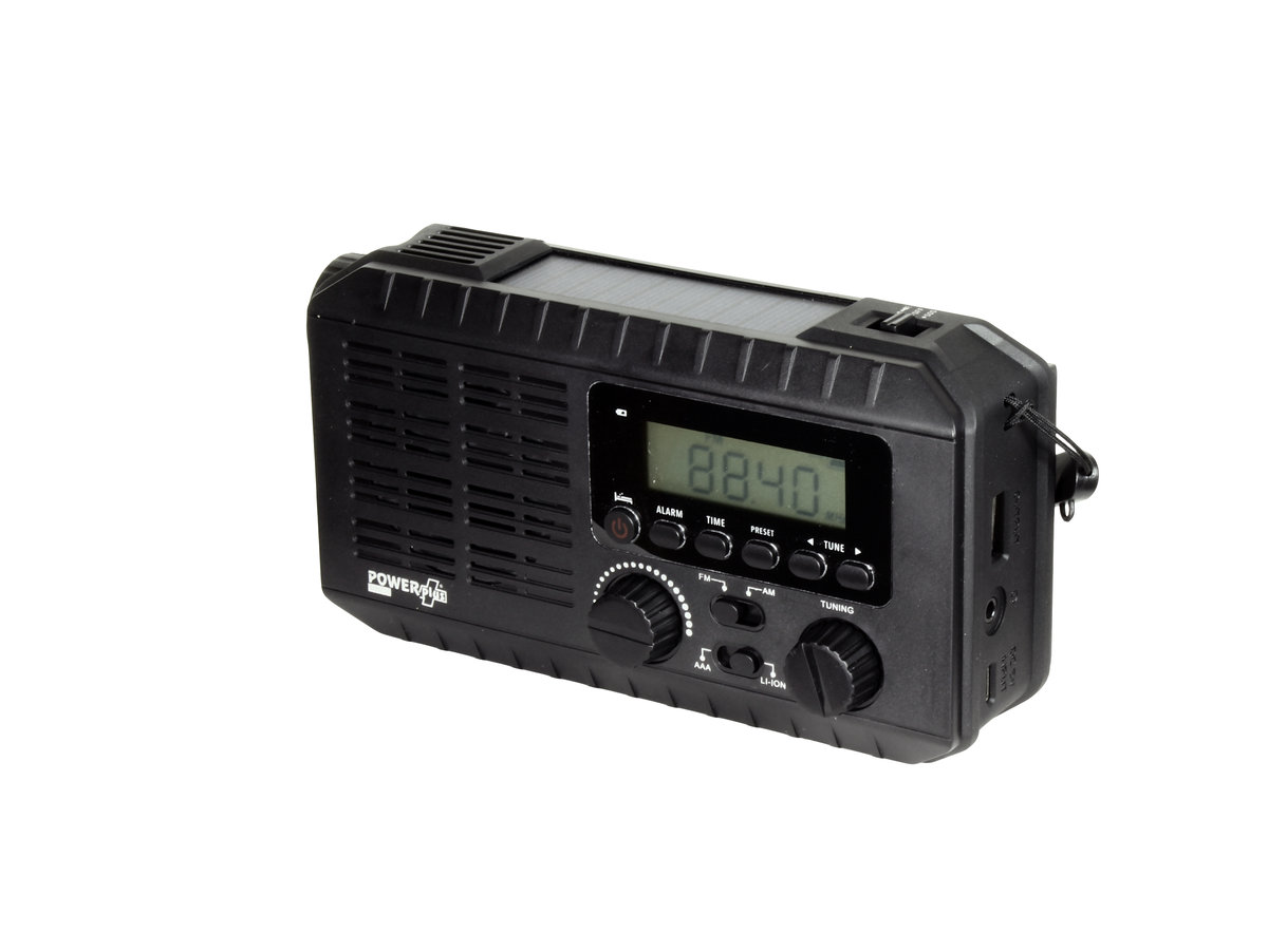 Latarka POWERplus Ox Solar Dynamo AM|FM Radio Powerbank