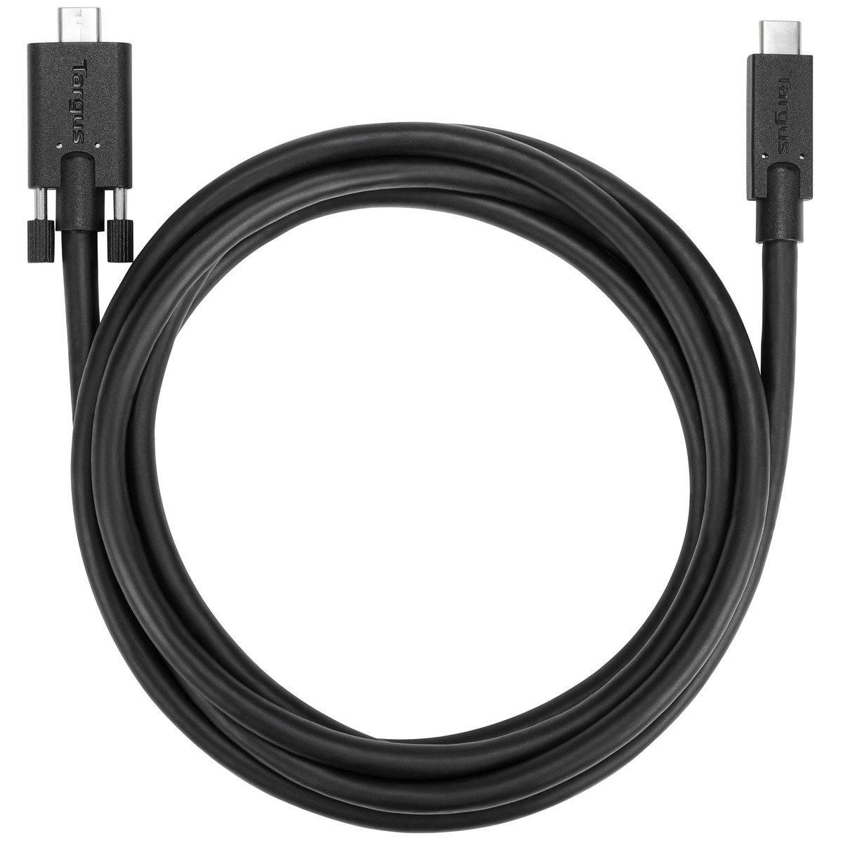 Targus ACC1122GLX kabel USB USB 3.2 Gen 1 (3.1 Gen 1) 1,8 m USB C Czarny
