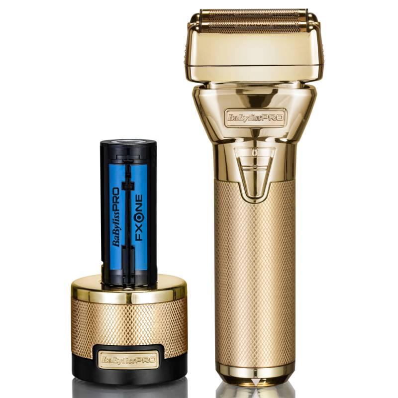 BaByliss PRO FX ONE bezprzewodowa golarka z podwójną głowicą z uchwytem złota