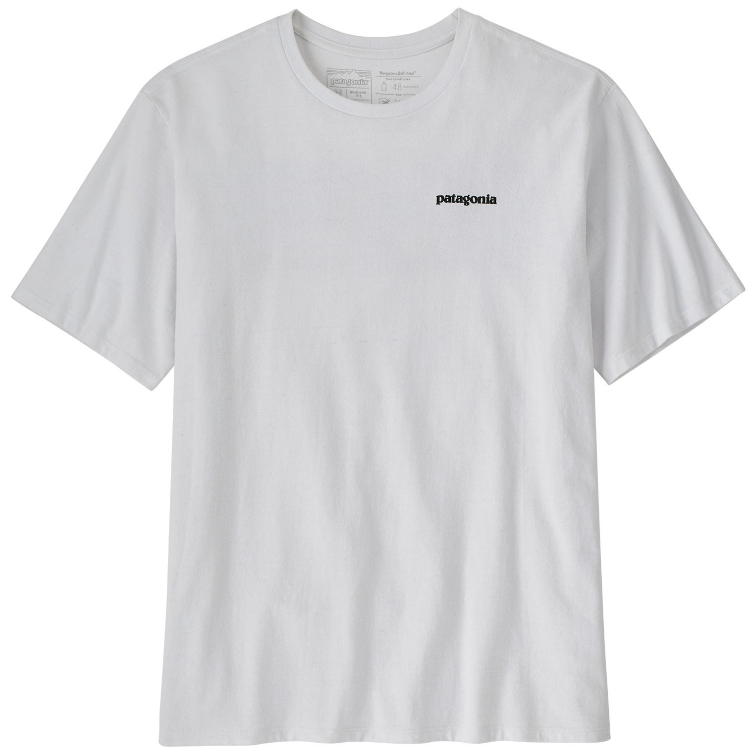 Koszulka męska Patagonia P-6 Logo Responsibili Tee Rozmiar: L / Kolor: biały