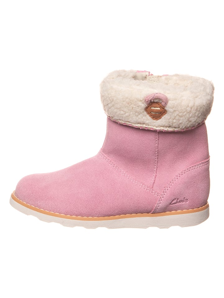 Clarks Skórzane kozaki zimowe 