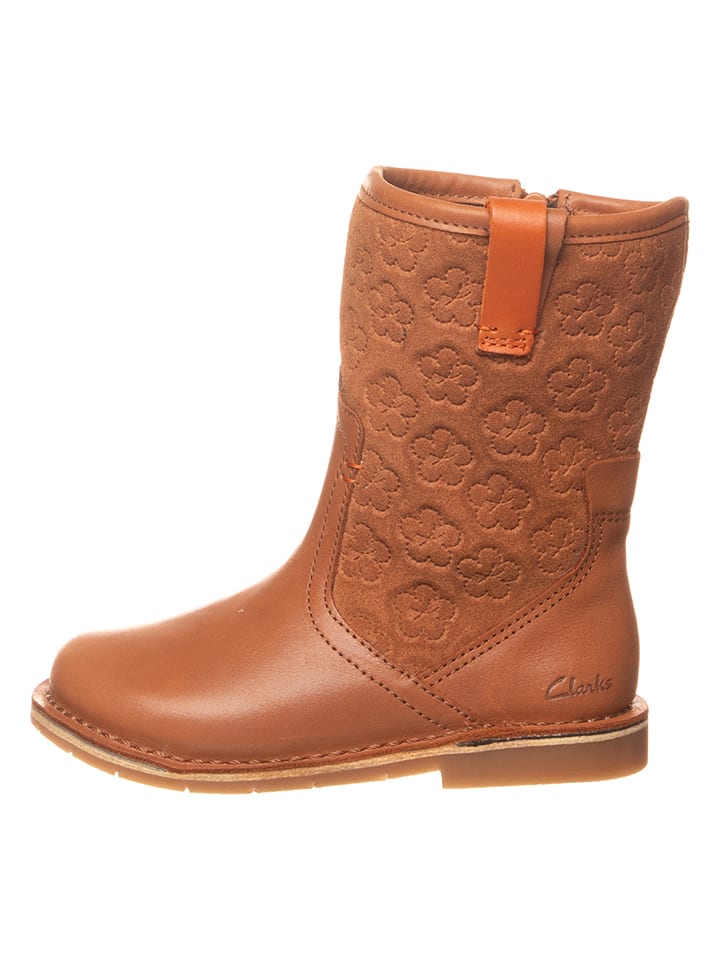 Clarks Skórzane kozaki 