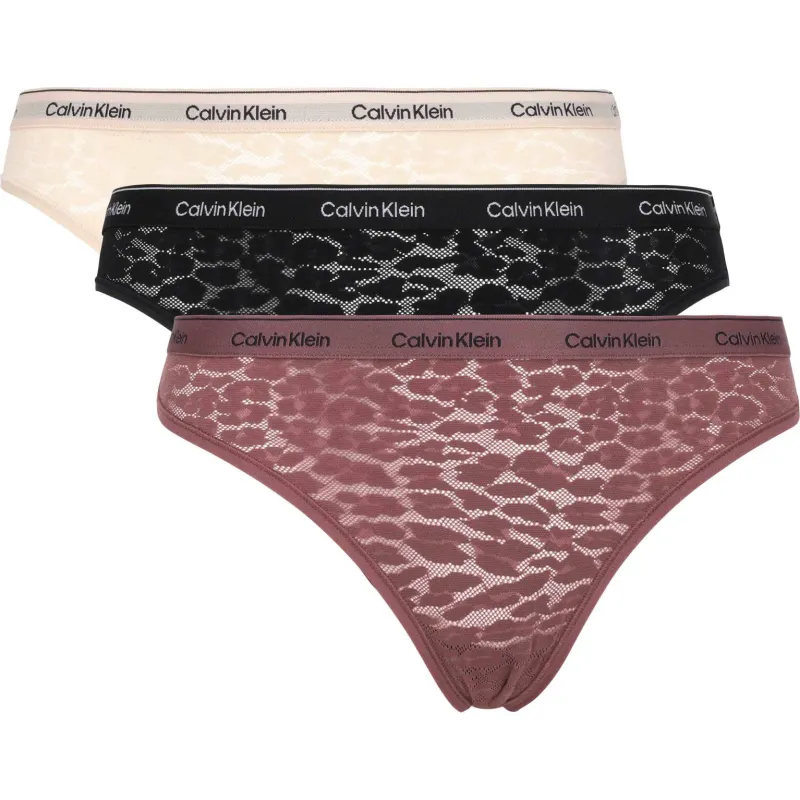 Calvin Klein Underwear Koronkowe figi 3-pack