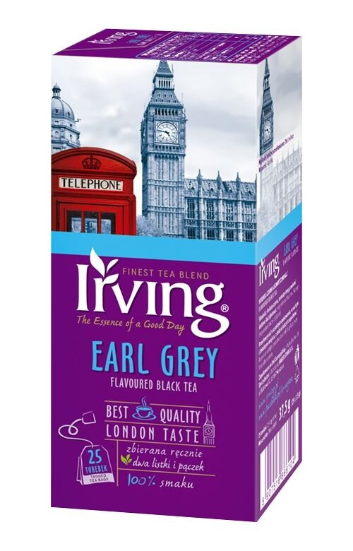 Herbata czarna Irving Earl Grey saszetki 25x2,4g