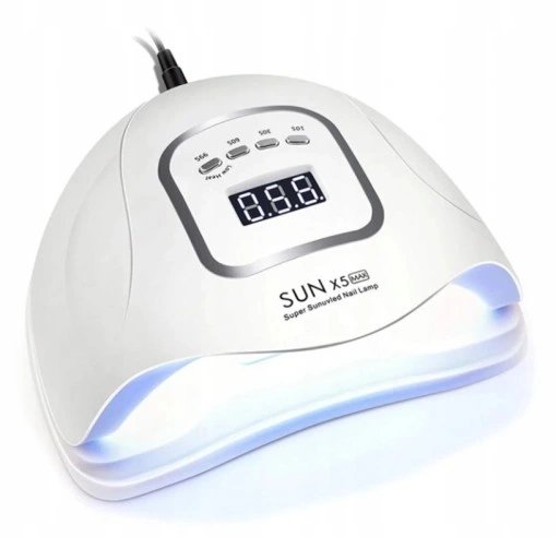 LAMPA DO PAZNOKCI UV LED 80W DO HYBRYD ��ELI MOCNA HYBRYDY SUN X5 MAX LCD