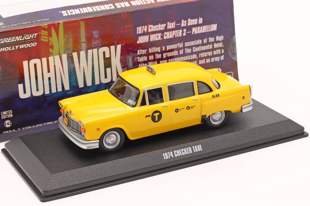 CHECKER MARATHON A11 N.Y.C. Taxi 5L89 from John Wick 3, Święta, Mikołaj