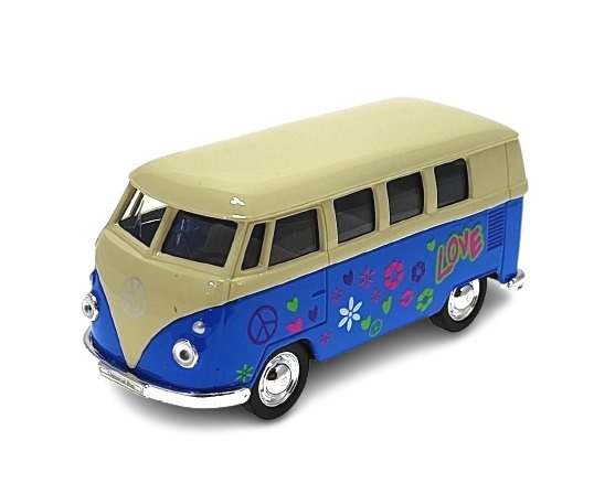Welly Volkswagen 1963 T1 Bus - niebieski