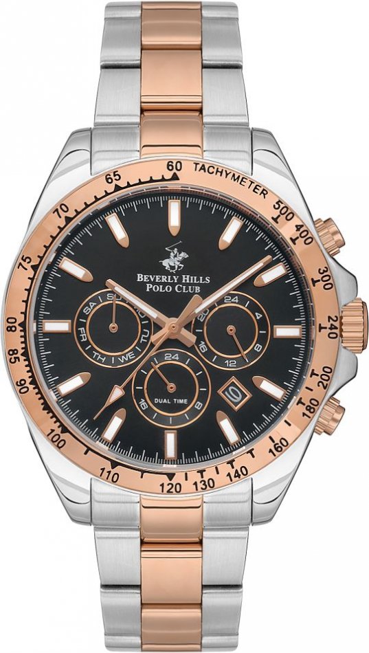 Zegarek męski BEVERLY HILLS BP3127X.550 różowe złoto fashion na prezent