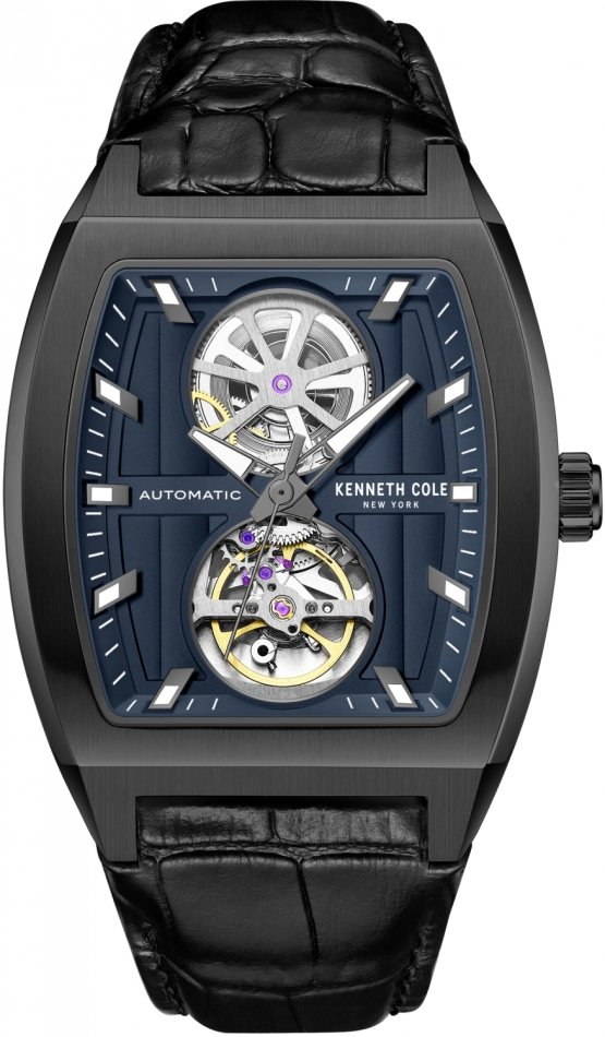 Zegarek męski KENNETH COLE KCWGX0058802 granatowy klasyczny skeleton