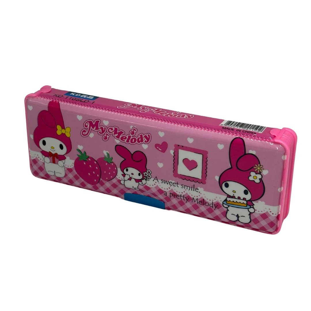 Piórnik Szkolny Twardy Melody Hello Kitty Na Magnes z Temperówką