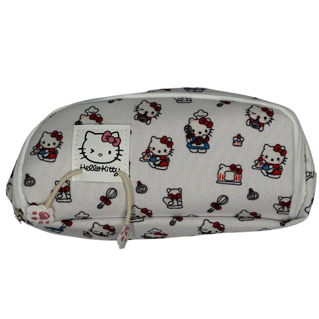 Piórnik Szkolny Hello Kitty Kucharka Z Kokardą Ciasteczka I Babeczki